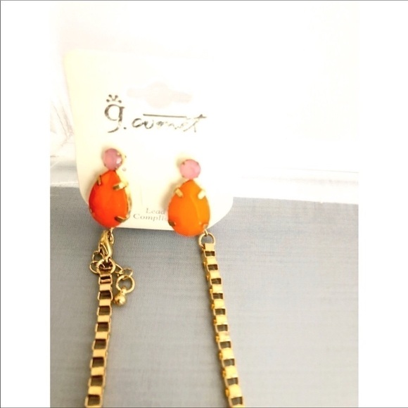 🆕 PINK AND TANGERINE RHINESTONE SET #251 - Picture 3 of 3